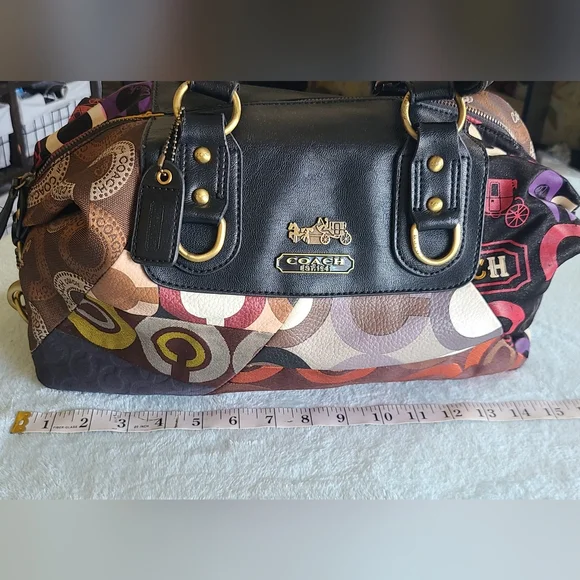 Coach Patchwork Shoulder Bag - Picture 10 of 16